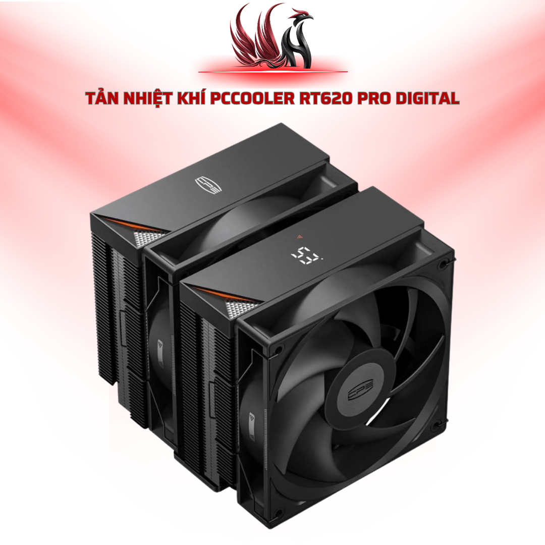 Tản Nhiệt Khí PCCOOLER RT620 Pro Digital | HOCO STORE PC