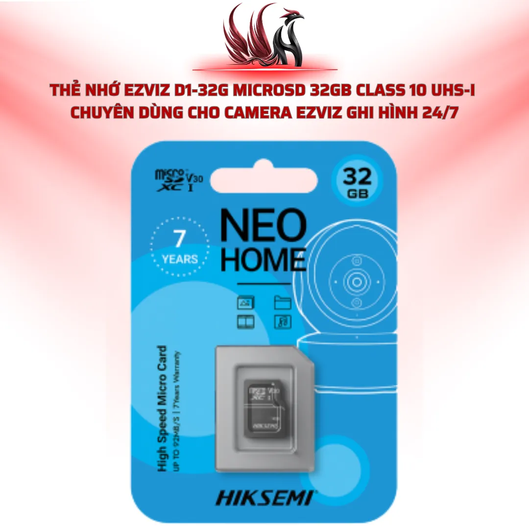 Thẻ Nhớ EZVIZ D1-32G MicroSD 32GB Class 10 UHS-I | HOCO STORE