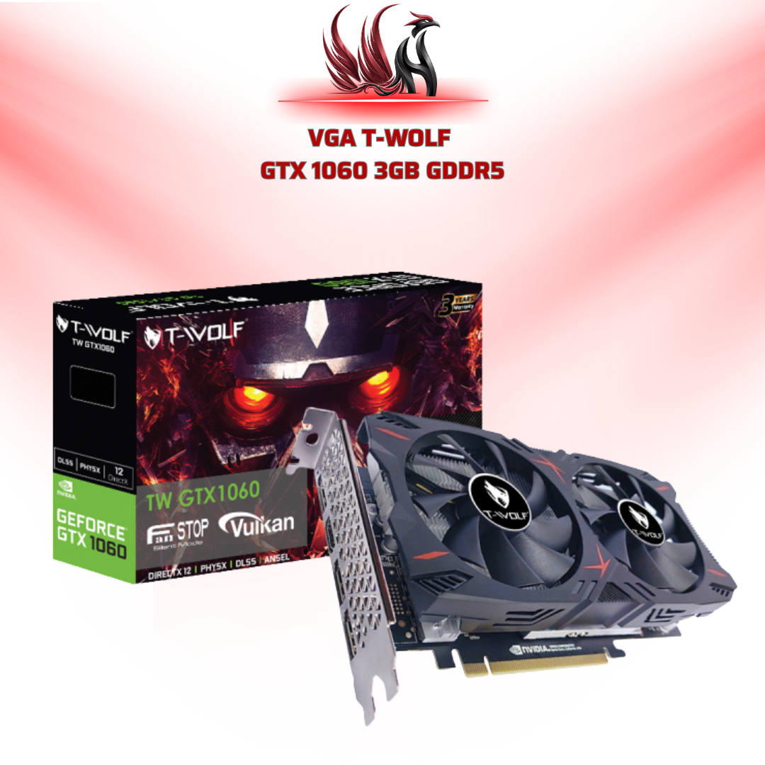 Card Màn Hình T-WOLF GTX 1060 3GB GDDR5 | HOCO STORE PC