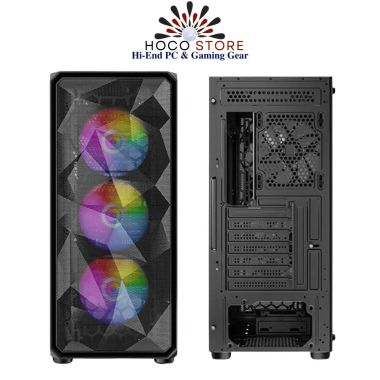 Vỏ Case Máy Tính E-ATX Antec AX83 RGB Workstation Gaming