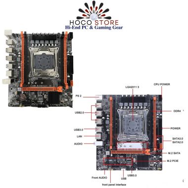 Mainboard OEM X99 Đơn DDR3