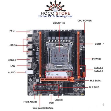 Mainboard OEM X99 Đơn DDR3