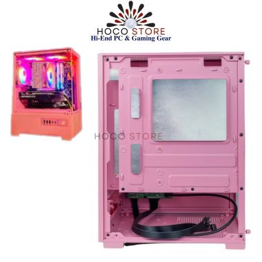 Vỏ Case Máy Tính Magic Mix Ultra Màu Hồng- mAtx