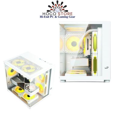 Vỏ Case Máy Tính Bể Cá VSP X2-M Trắng mATX
