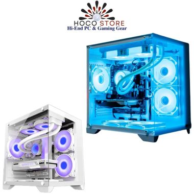 Vỏ Case Bể Cá Emaster ECG985B1W M-ATX Màu Trắng