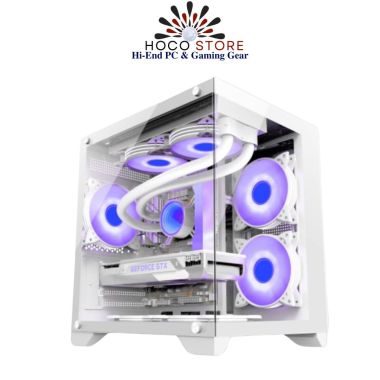 Vỏ Case Bể Cá Emaster ECG985B1W M-ATX Màu Trắng