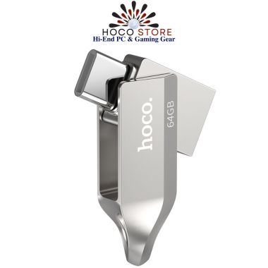USB Hoco UD8 2 Đầu TypeC Và USB 64GB