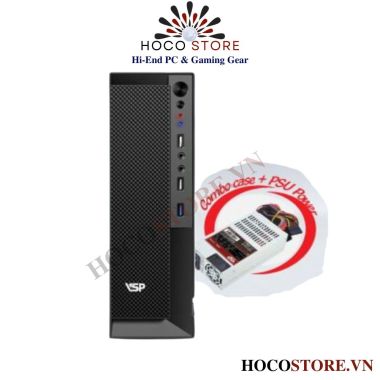 VỎ CASE MÁY TÍNH MiNi VSP SFF + NGUỒN 500W - G830 l Hoco Store PC