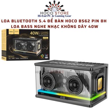 Loa Bluetooth Máy Tính Hoco BS62 Pin 8h Loa Không Dây 40W
