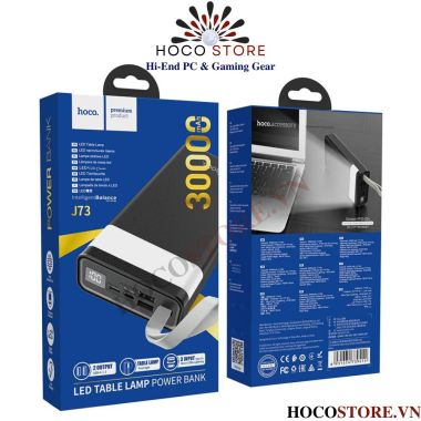 Pin Sạc dự phòng J73 Hoco 30.000mAh Có Đèn Pin l Hoco Store PC