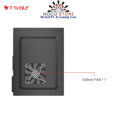 Vỏ Case Máy Tính Văn Phòng Nhỏ T-WOLF C100 mATX ITX