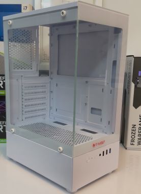 Vỏ Case Bể Cá Hỗ Trợ Main ATX TWOLF CG300 Trắng