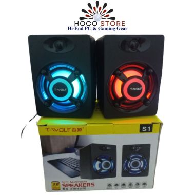 Loa Máy Tính Mini T-WOLF S1 LED RGB