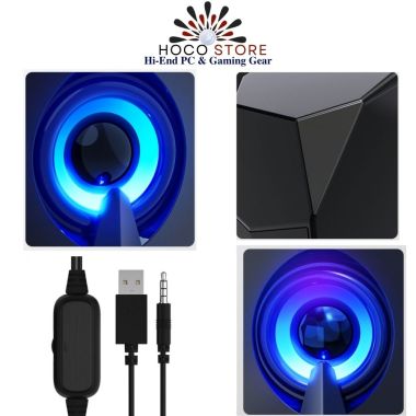 Loa Máy Tính Mini T-WOLF S5 LED RGB