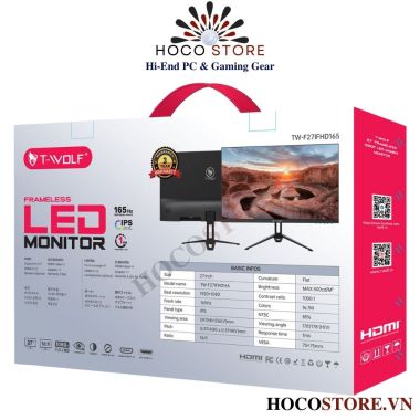 Màn Hình Máy Tính LCD T-Wolf TW-F27VFHD165 (27inch FULL HD) | Hoco Store PC