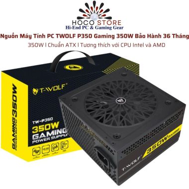 Nguồn Máy Tính PC TWOLF P350 Gaming 350W Bảo Hành 36 Tháng