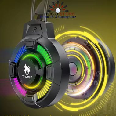 Tai Nghe Máy Tính Chụp Tai Có Mic T-WOLF H140