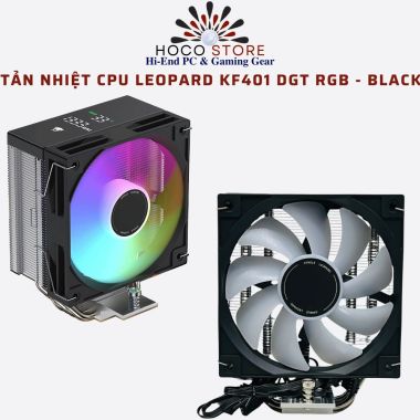 Tản Nhiệt CPU Jungle Leopard KF401 Digital Auto RGB Màu ĐEN