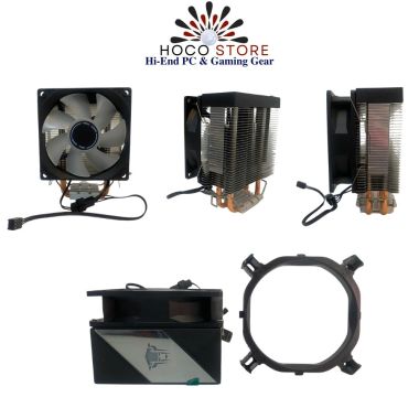 Tản Nhiệt Khí LEOPARD K200, FAN 92mm RGB ĐEN