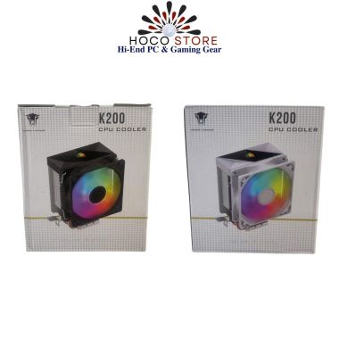 Tản Nhiệt Khí LEOPARD K200, FAN 92mm RGB ĐEN