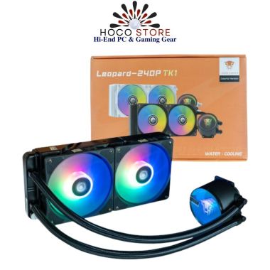Tản Nhiệt Nước LeoPard TK1 Đen 240mm | Hiệu Suất 220W | RGB Đẹp