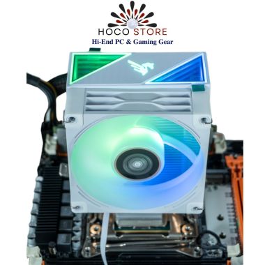 Quạt Tản Nhiệt CPU TOMATO AM-6200 LED RGB 90mm Trắng
