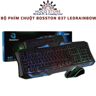 Bộ Phím Chuột Văn Phòng Bosston 837 l HOCO STORE PC