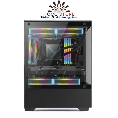 VỎ CASE MÁY TÍNH VSP AQUAL X3 M-ATX Màu ĐEN