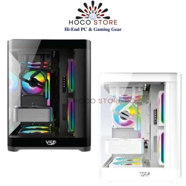 Vỏ Case Máy Tính VSP Gaming X7 - Màu Đen | Hoco Store PC