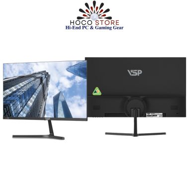 Màn Hình VSP IPS 24inch Tràn Viền IP2407S Màu Đen