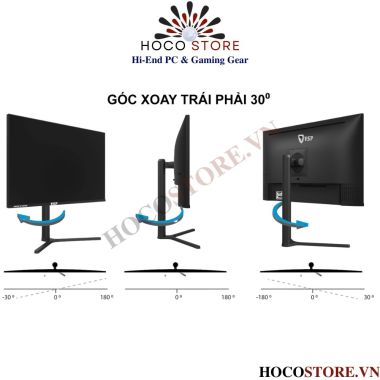 MÀN HÌNH VSP 165Hz XOAY DỌC / NGANG ESPORT GAMING FHD 24INCH - VG248B l Hoco Store PC