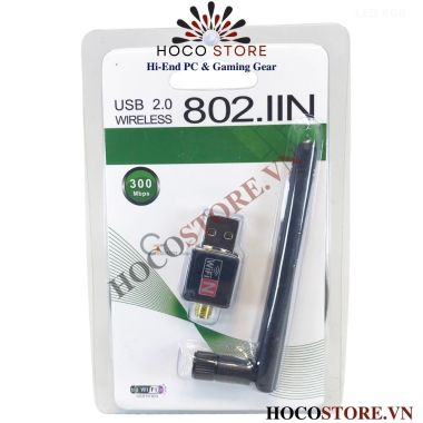 USB Thu WIFI Có ĂngTen VSP 802.IIN 300Mbps