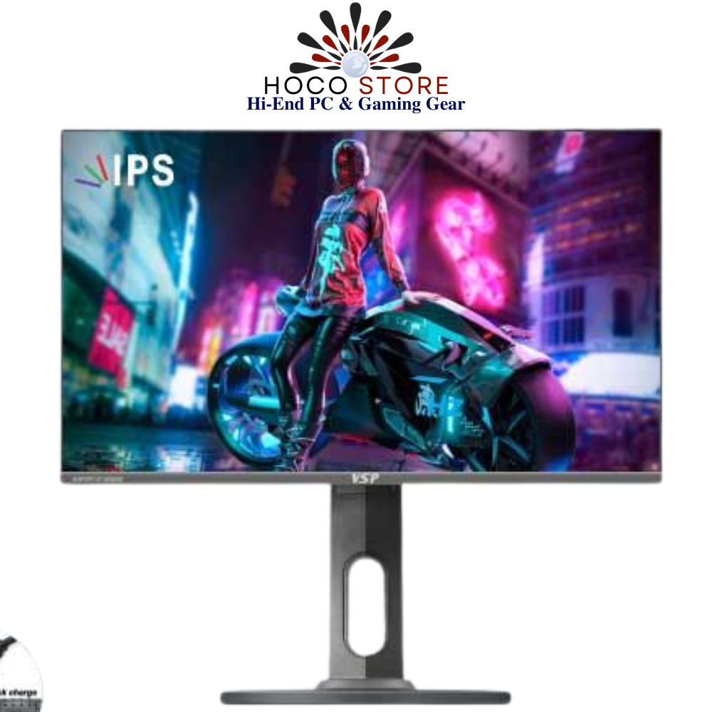 Màn hình VSP VU241Q | 24 inch, 2K, IPS, 75Hz, 7ms, chân xoay