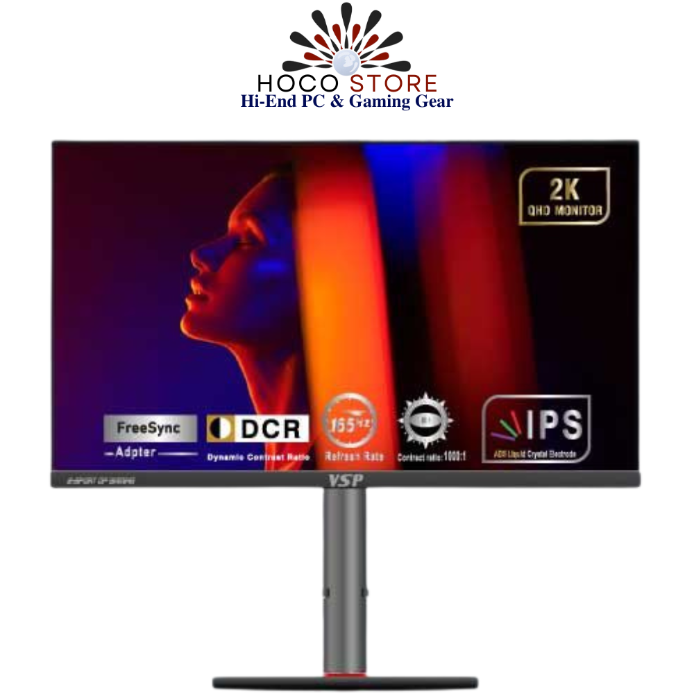 Màn hình VSP VU271Q | 27 inch, 2K, IPS, 165Hz, 1ms