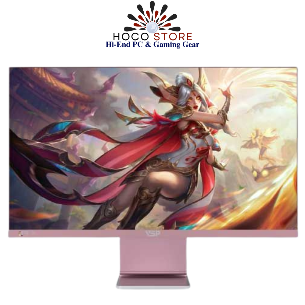 Màn hình VSP VU279Q1 - Pink | 27 inch, 2K, IPS, 165Hz, 1ms