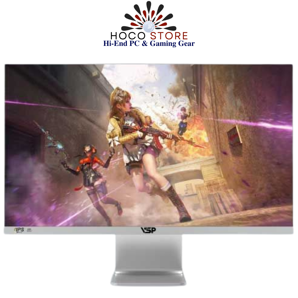 Màn hình VSP VU279Q1 - White | 27 inch, 2K, IPS, 165Hz, 1ms