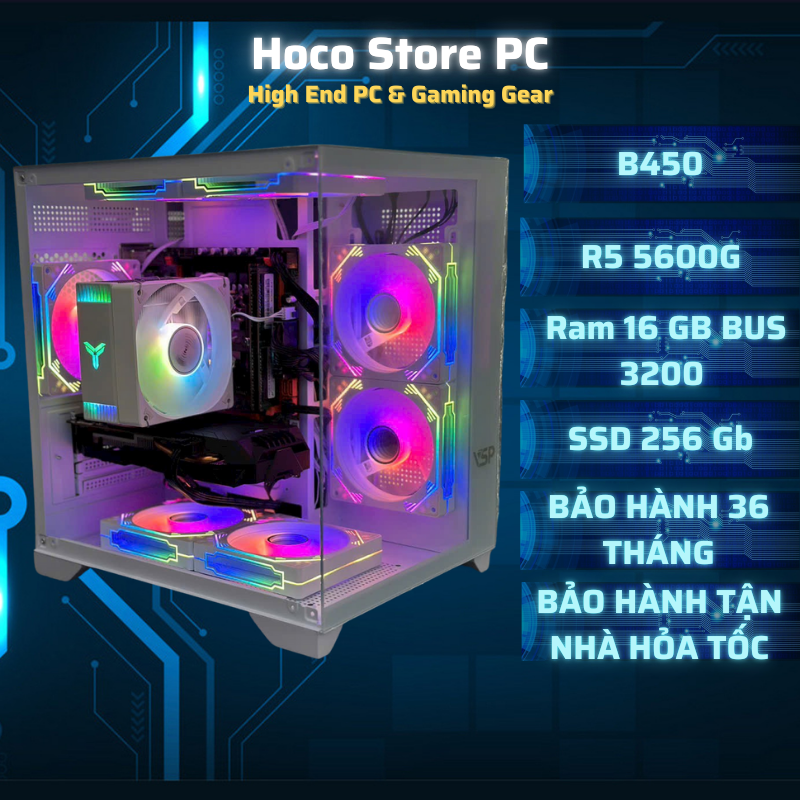 Bộ Máy Tính Chiến Game Quốc Dân HCS55G - Hiệu Năng Vượt Trội