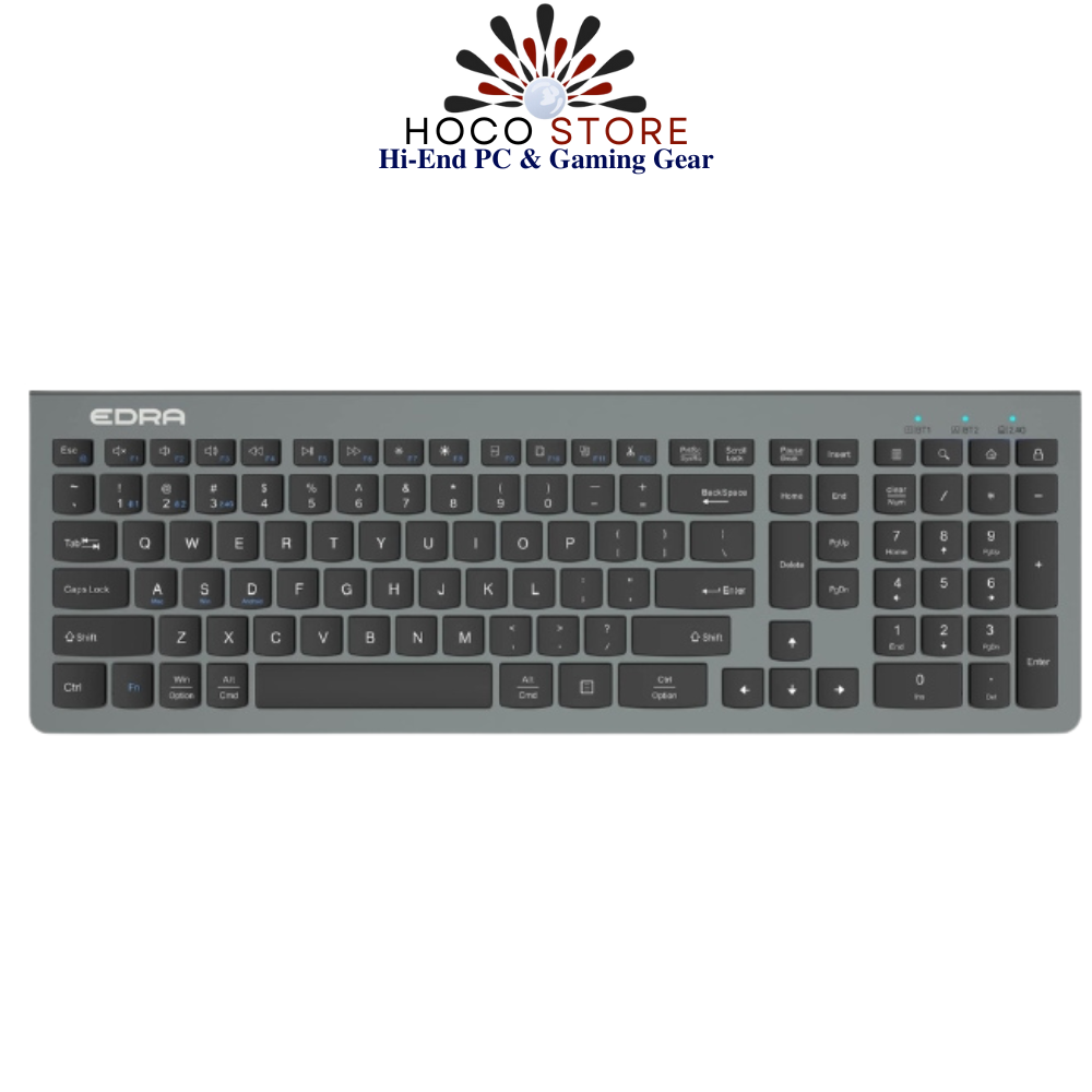 Bàn Phím Không Dây E-DRA EK507 Silent – Gõ Êm, Độ Trễ Thấp, Giá Rẻ