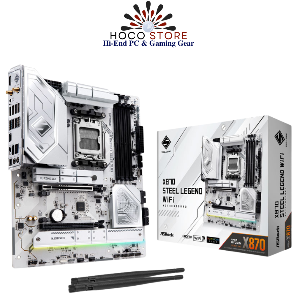Bo Mạch Chủ Mainboard ASRock X870 Steel Legend WiFi