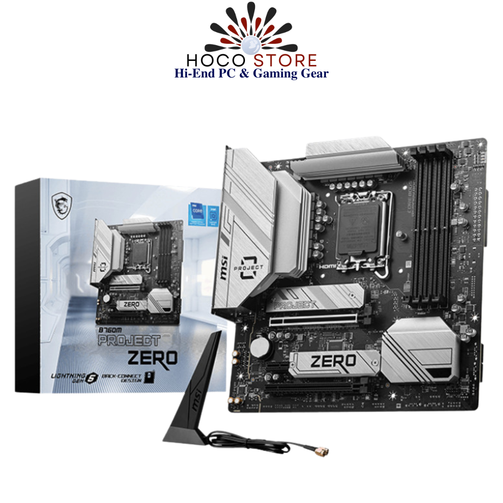 Bo Mạch Chủ Mainboard MSI B760M PROJECT ZERO WIFI DDR5