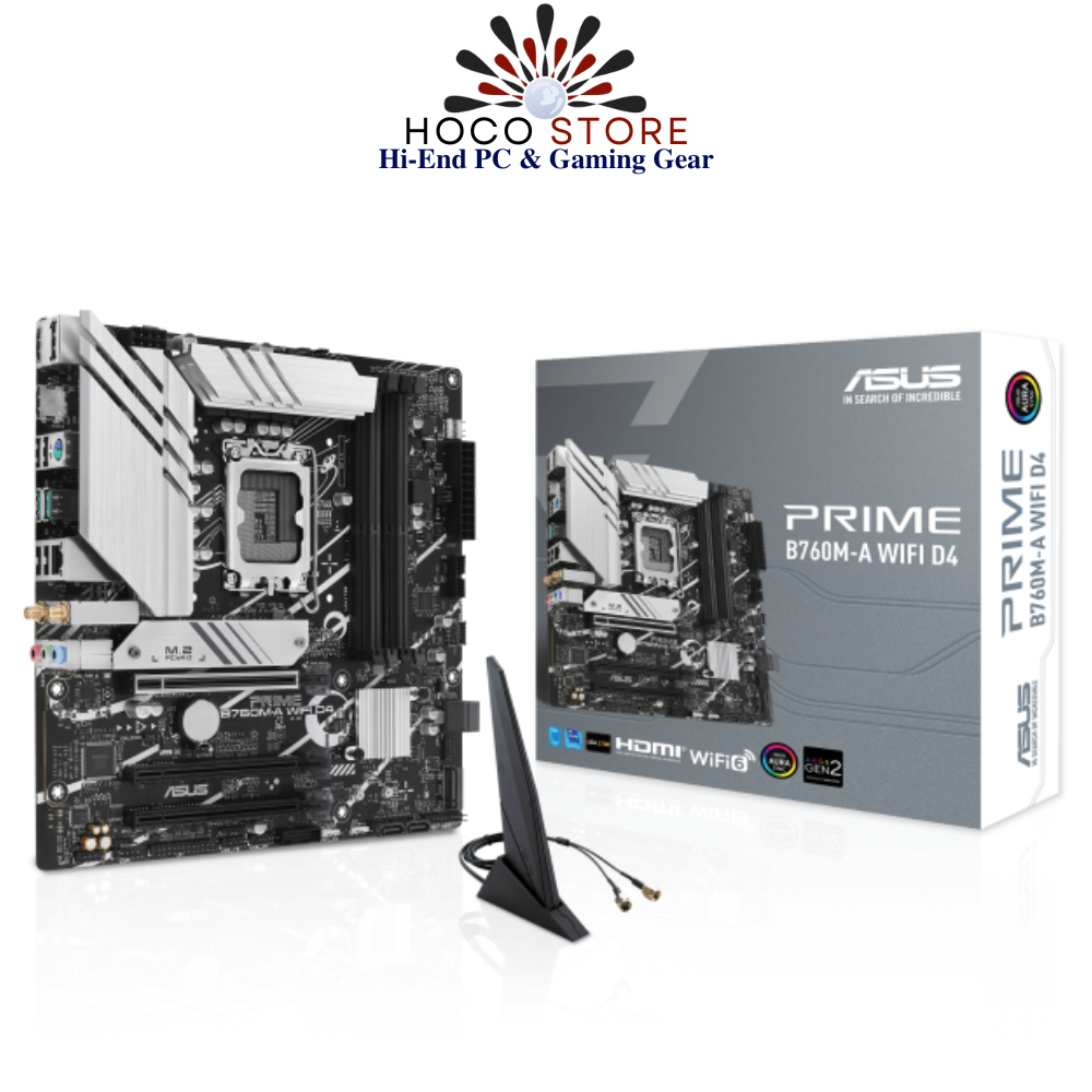 Bo mạch chủ Asus Prime B760M-A WIFI D4