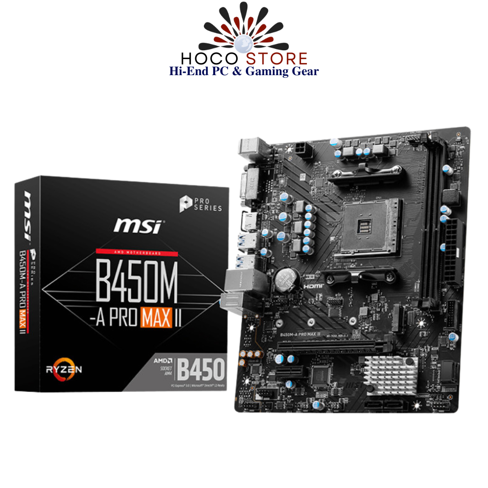 Bo mạch chủ MSI B450M-A PRO MAX II