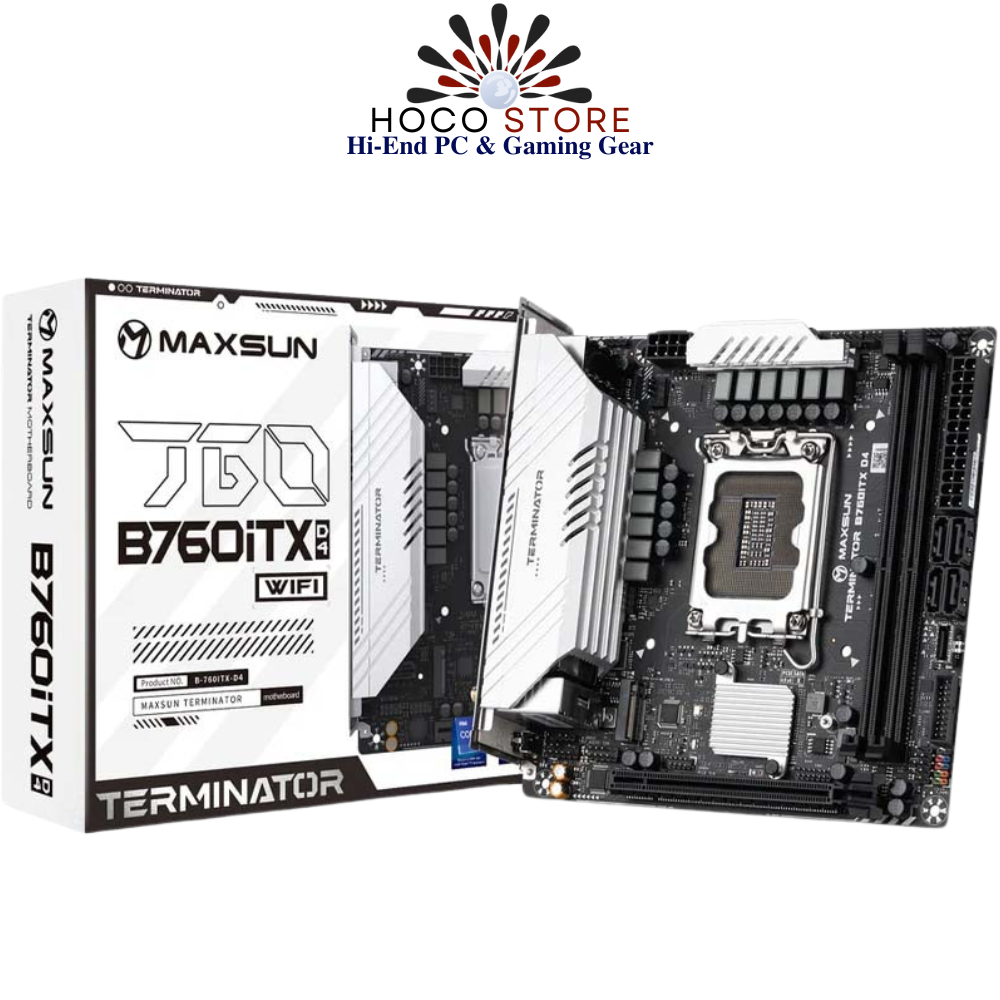 Bo mạch chủ Maxsun Terminator B760itx WIFI D4
