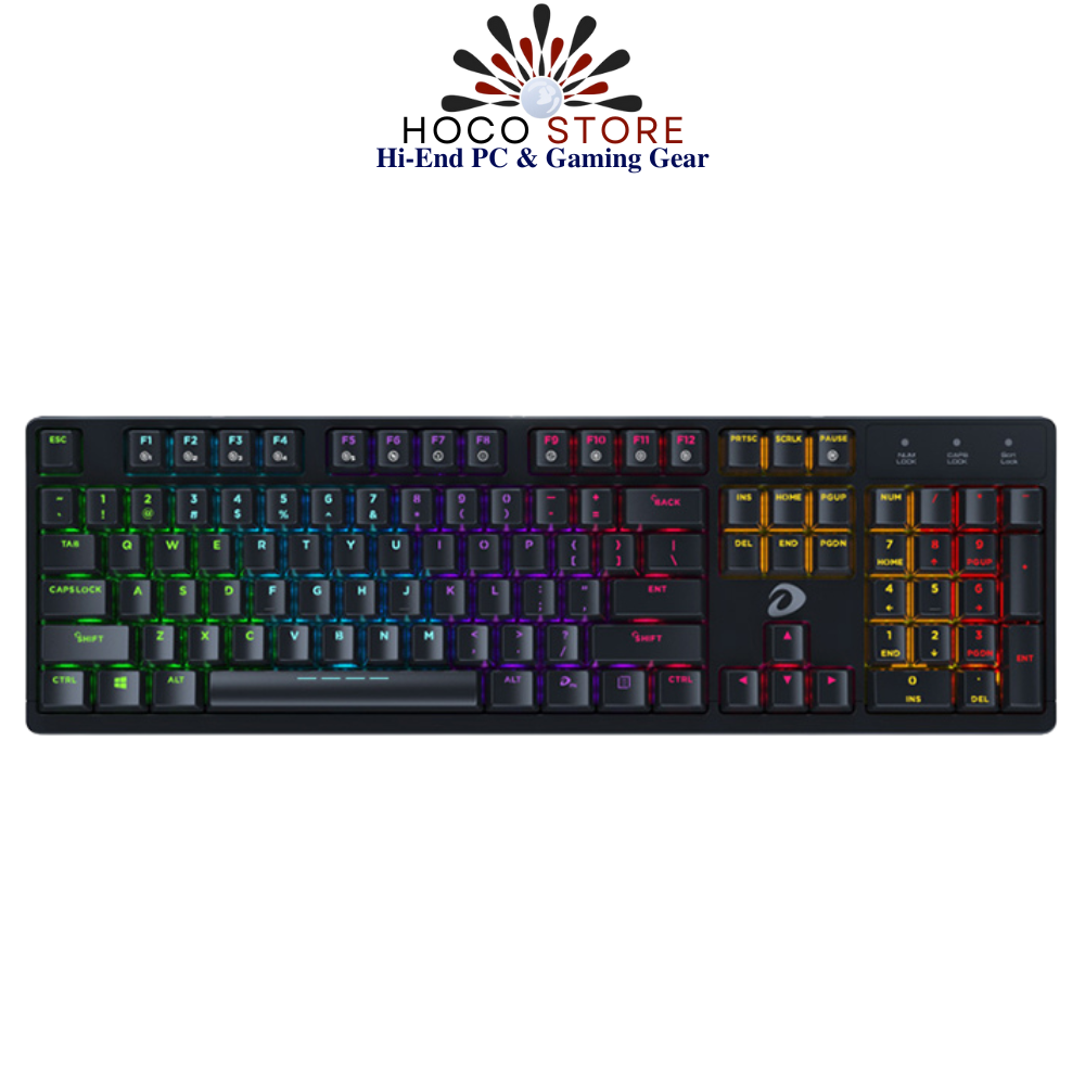 BÀN PHÍM CƠ CÓ DÂY GAMING DAREU EK1280S V2 ĐEN BLUE SWITCH