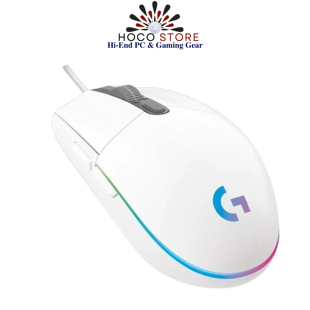 Chuột có dây Logitech G102 II Lightsync Gaming RGB Trắng
