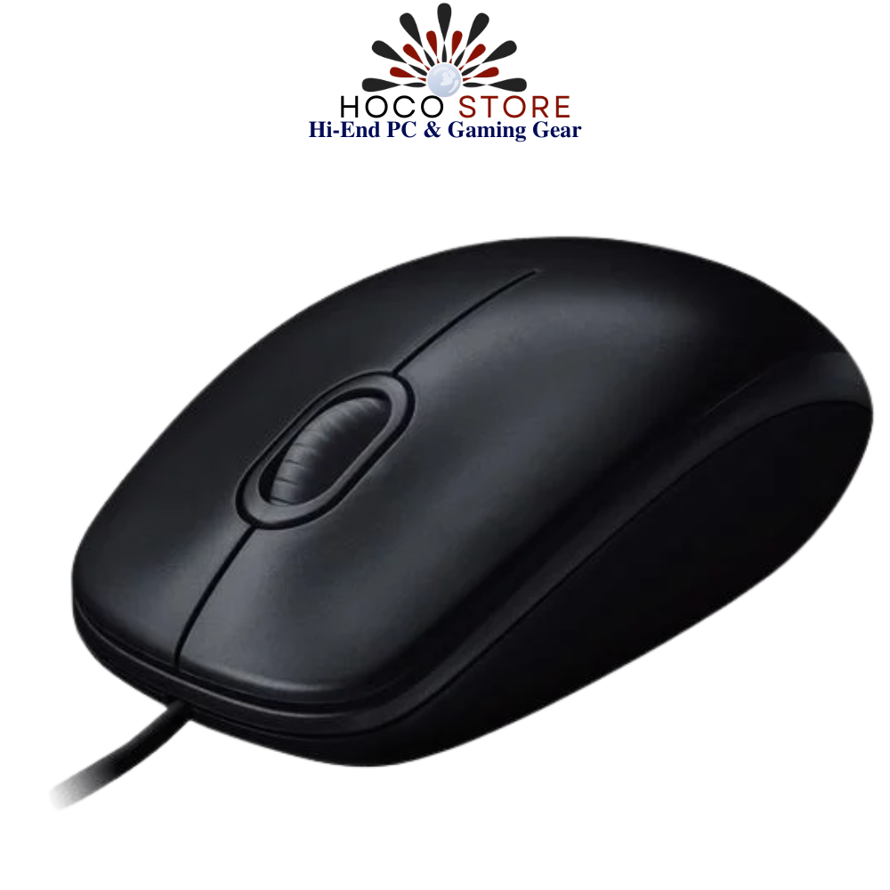 Chuột có dây Logitech B100 đen