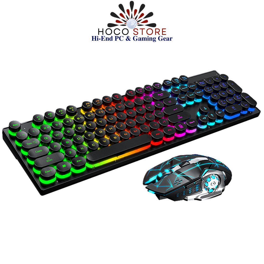 Bộ Bàn Phím & Chuột Không Dây T-Wolf TF380