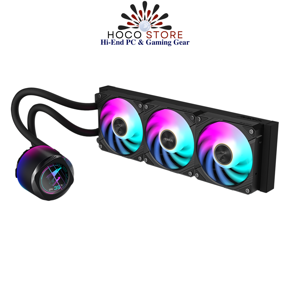 Bộ Tản Nhiệt Nước AIO GIGABYTE AORUS WATERFORCE X II 360 Black