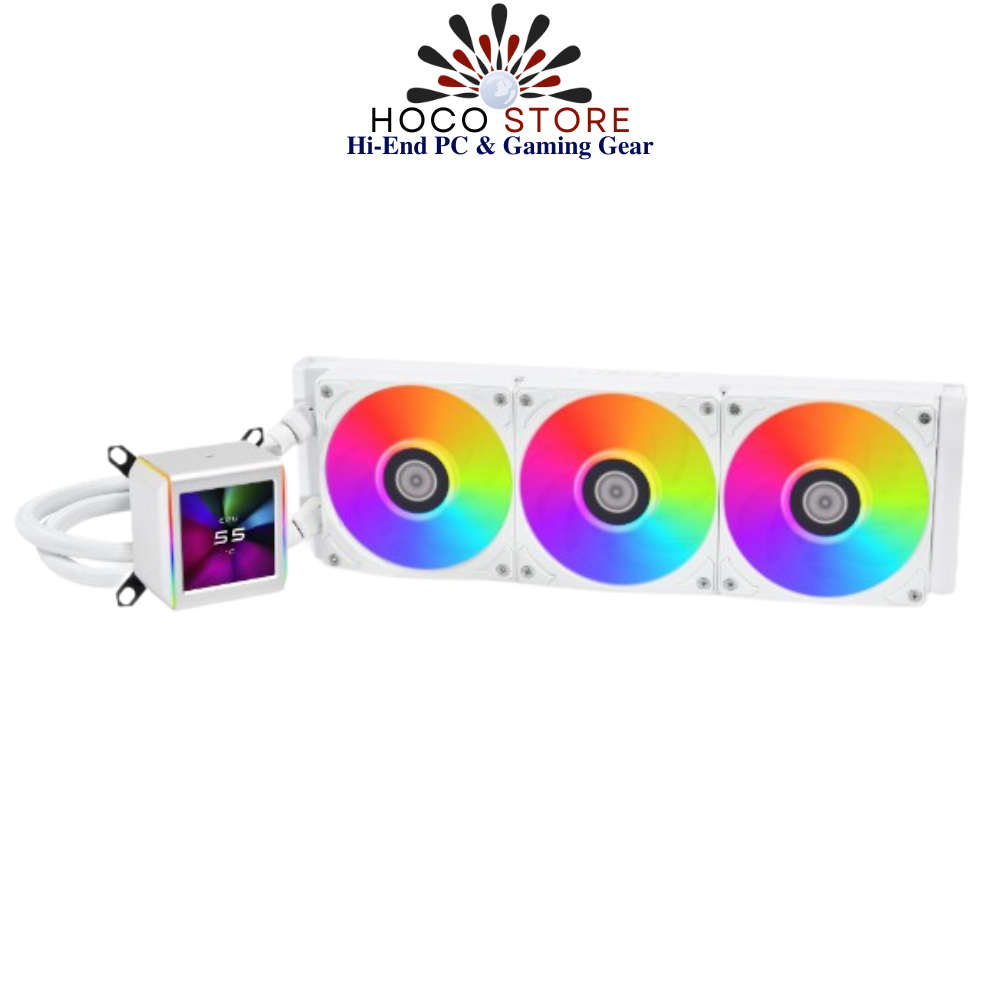 Bộ Tản Nhiệt Nước AIO LIAN LI GALAHAD II LCD 360 White