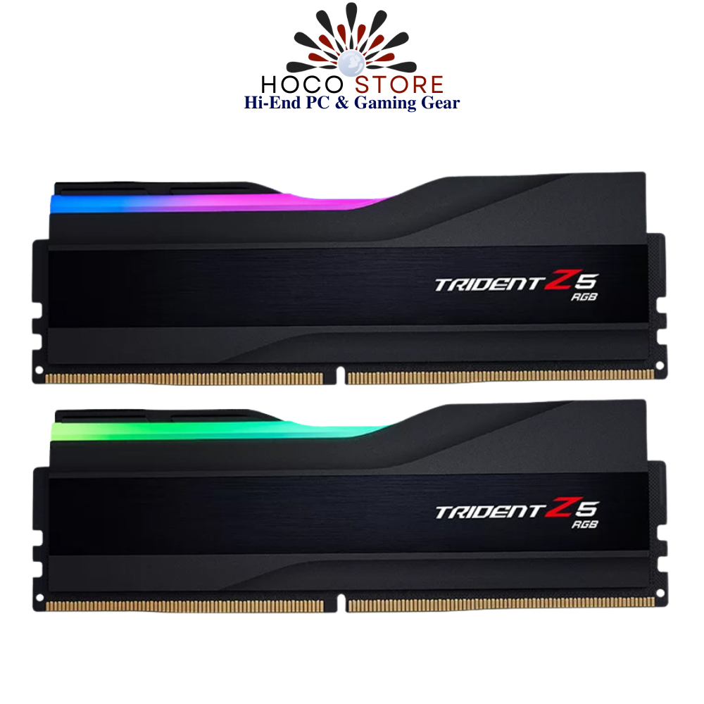 Bộ nhớ Ram PC G.Skill Trident Z5 RGB 64GB 6000MHz DDR5 (32GBx2) Black